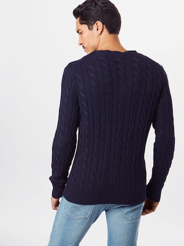 Polo Ralph Lauren - Regular Fit Pullover 'Driver' em azul: atrás