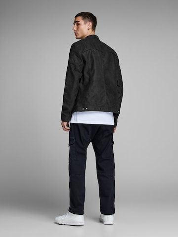 JACK & JONES Rovný strih Prechodná bunda - Čierna
