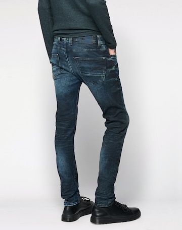 Skinny Jeans 'Revend Super Slim' de la G-STAR pe albastru: spate