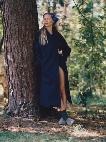 Classic Navy Coat Look