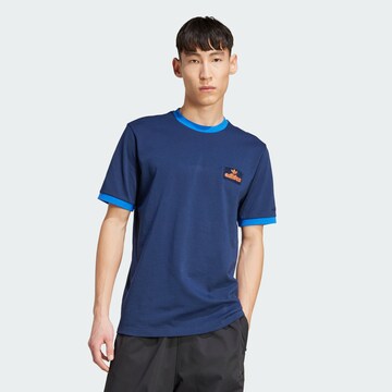 ADIDAS ORIGINALS Póló - kék: elől