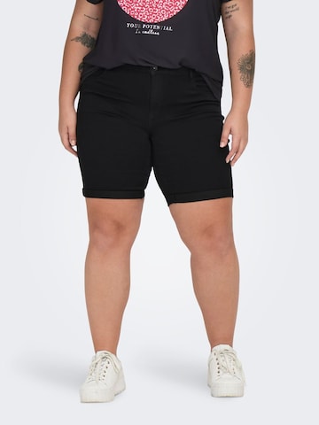 ONLY Carmakoma - Slimfit Vaquero 'CARThunder' en negro: frente