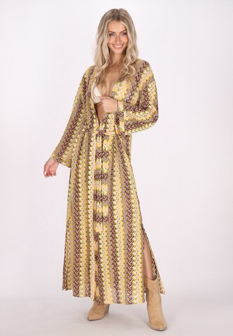 Robe IZIA en marron : devant
