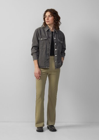 QS Bootcut Chino in Groen