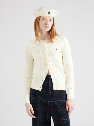 Polo Ralph Lauren Knit cardigan in Beige: front