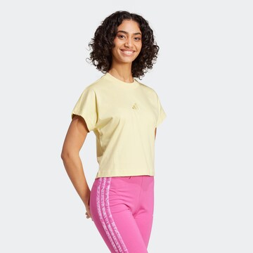 ADIDAS SPORTSWEAR - Camisa funcionais 'ALL SZN' em amarelo