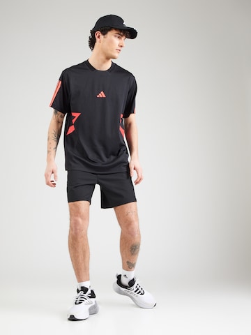 ADIDAS SPORTSWEAR Funkcionalna majica 'Tiro' | črna barva