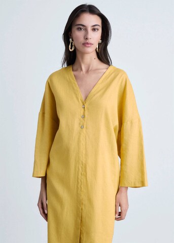 MANGO Oversized Dress 'Tote-A' in Yellow