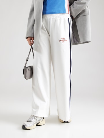 Loosefit Pantaloni 'TRAIN CLUB HOUSE' di EA7 Emporio Armani in bianco: frontale