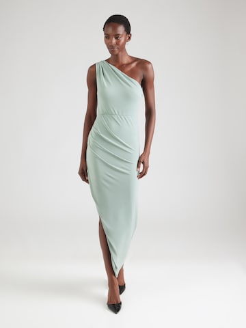 SWING - Vestido de noche en verde: frente