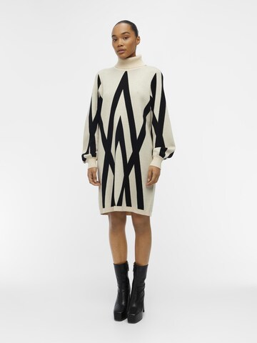 OBJECT - Vestido de punto 'OBJRAY' en beige