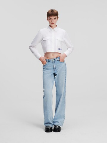 mėlyna KARL LAGERFELD JEANS Laisvas Džinsai