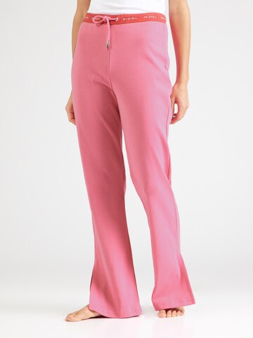 OH APRIL Loose fit Pajama pants 'Rosie' in Pink: front