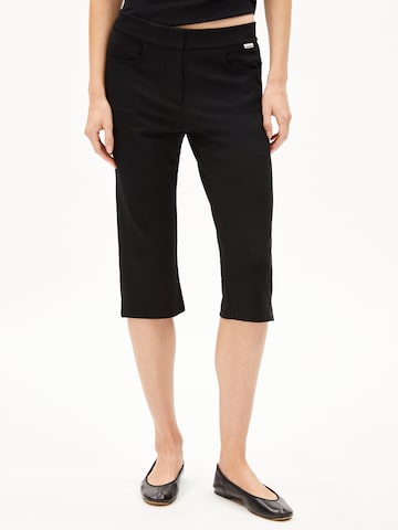 ARMEDANGELS Slim fit Trousers 'Moonbaa' in Black: front