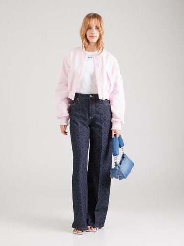 HUGO Loosefit Farmer '937_13' - kék