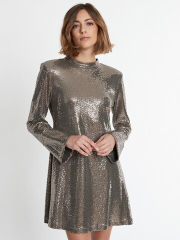 Ana Alcazar Evening dress 'Sagali' in Silver: front