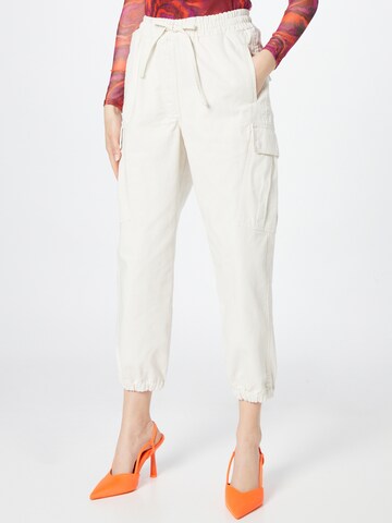 LOOKS by Wolfgang Joop - Tapered Pantalón cargo en blanco: frente