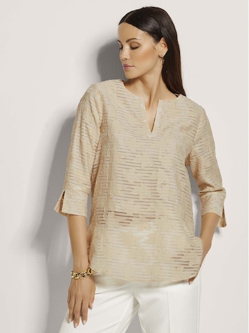 MADELEINE Blouse in Beige: voorkant