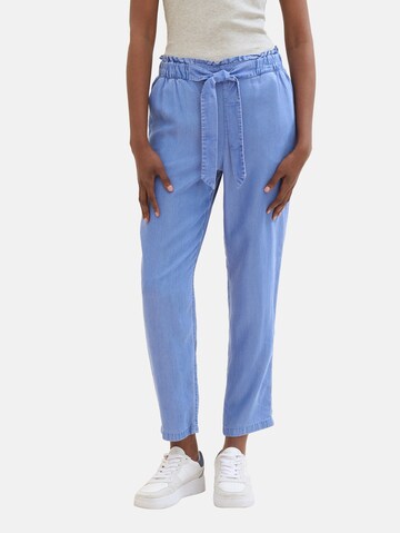 TOM TAILOR DENIM Regular Broek in Blauw: voorkant
