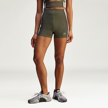 ADIDAS BY STELLA MCCARTNEY Skinny Sportbroek in Grijs: voorkant
