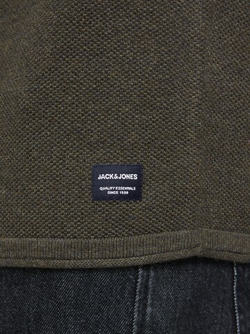 Coupe regular Pull-over 'JJEHill' JACK & JONES en vert