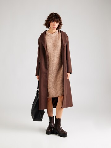 VILA Strikkjole 'VIChoca New' i beige