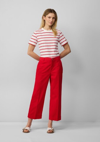 s.Oliver Wide Leg Bügelfaltenhose in Rot