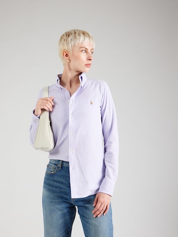 Bluză de la Polo Ralph Lauren pe mov: față