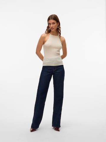 Aware Gebreide top 'VMPANAMA' in Beige