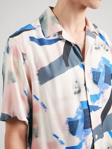 Only & Sons Regular fit Button Up Shirt 'ONSDASH' in Purple