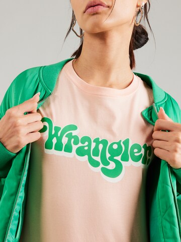 WRANGLER Футболка в Оранжевый