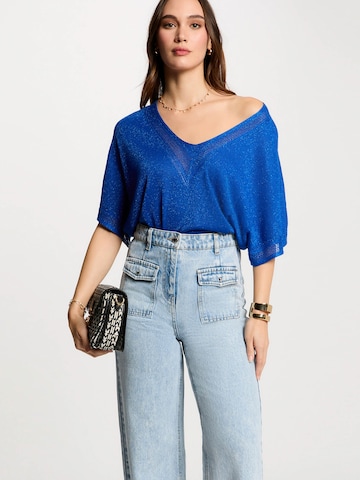 Morgan Trui in Blauw: voorkant