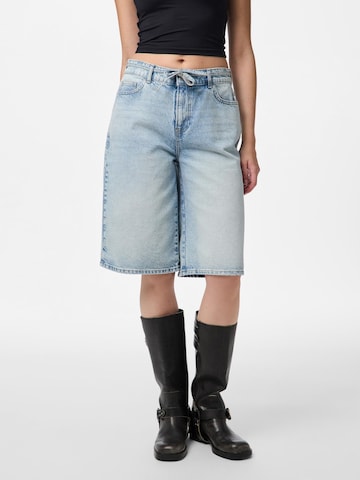 PIECES Wide leg Jeans 'PCSelma' in Blue: front