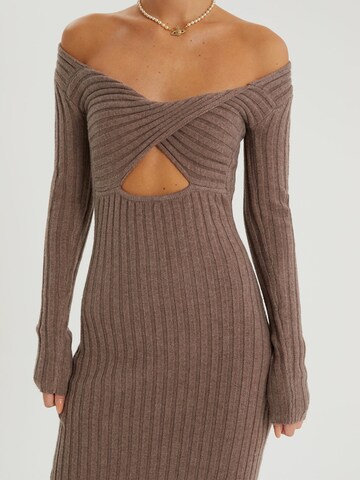 millane Knitted dress in Brown