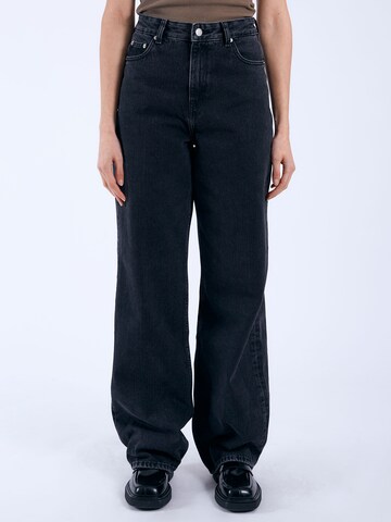 Dr. Denim Wide leg Jeans 'Donna' in Black: front