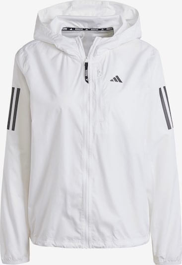 ADIDAS PERFORMANCE Športna jakna 'Own The Run' | črna / bela barva, Prikaz izdelka