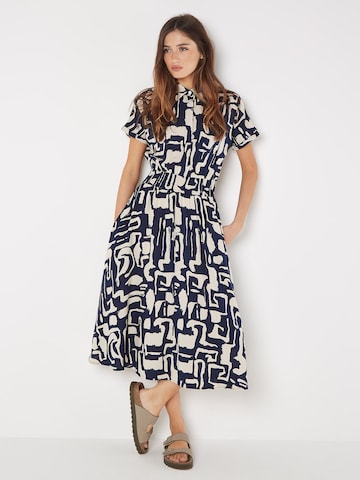 Apricot Dress in Blue