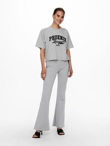 ONLY Flared Trousers in Grey