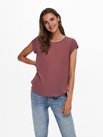 Camicia da donna 'ONLVic' di ONLY in rosa: frontale