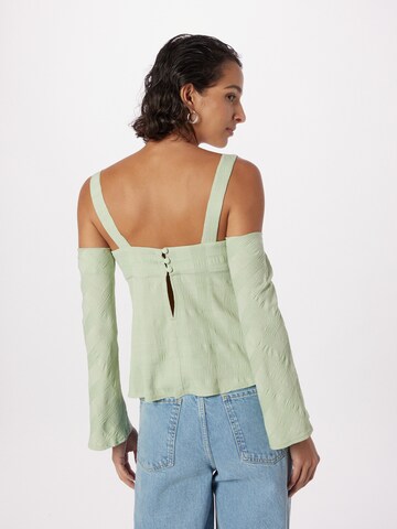 TOPSHOP Shirt in Green