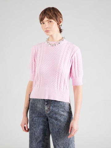 Pull-over 'NIBE' b.young en rose : devant