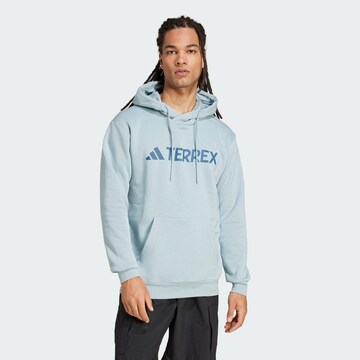 ADIDAS TERREX Sportsweatshirt in Blau: Vorderseite