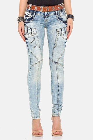 CIPO & BAXX Slim fit Jeans in Blue: front