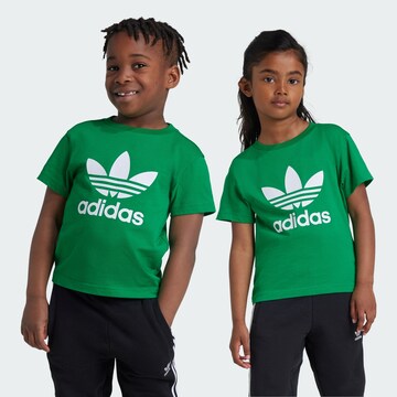 ADIDAS ORIGINALS Póló 'Trefoil' - zöld: elől