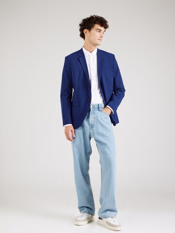 JACK & JONES Slim fit Pintsak 'BUSHWICK HARRY' w kolorze niebieski