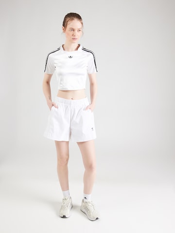 balta ADIDAS ORIGINALS Marškinėliai 'Adicolor Teamgeist'