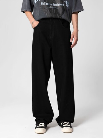 VAMOS CLO Wide leg Trousers 'Concord' in Black: front