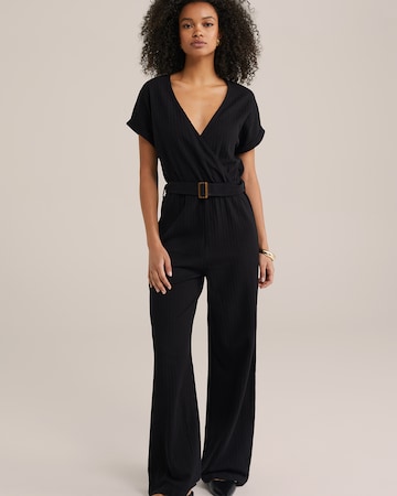 Tuta jumpsuit di WE Fashion in nero: frontale