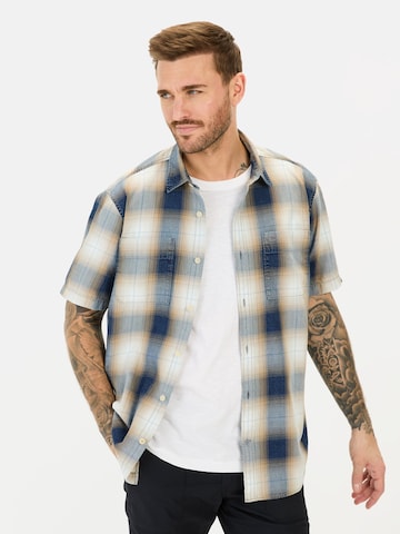 CAMEL ACTIVE - Ajuste regular Camisa en azul: frente