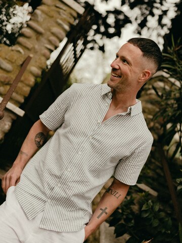 Regular fit Camicia business 'Selim' di DAN FOX APPAREL in verde